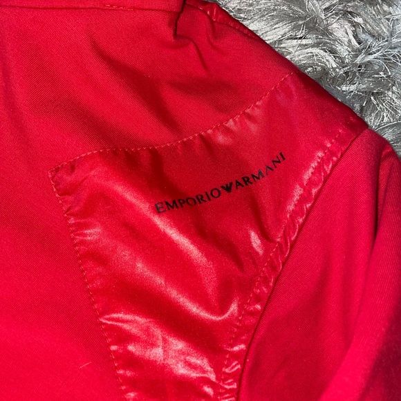 Emporio Armani Red Light Jacket (Fits like XL) - Picture 3 of 6